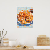 Gouden Stroop Bliss Poster (Keuken)