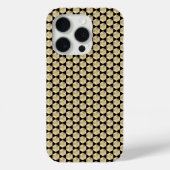 Gouden Stud Sequins Geometrie Case-Mate iPhone Case (Achterkant)