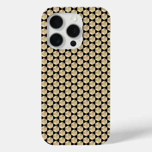 Gouden Stud Sequins Geometrie Case-Mate iPhone Case (Achterkant)