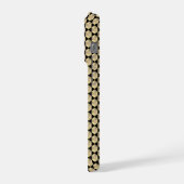 Gouden Stud Sequins Geometrie iPhone Hoesje (Linkerkant)