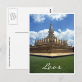 gouden stupa briefkaart (Voorkant / Achterkant)