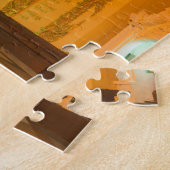 Gouden Stupa En Tempels Legpuzzel (Zijkant)