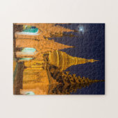 Gouden Stupa En Tempels Legpuzzel (Horizontaal)