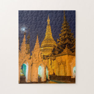Gouden Stupa En Tempels Legpuzzel