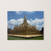 gouden stupa laos legpuzzel (Horizontaal)