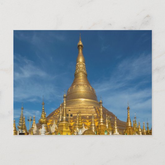 Gouden Stupa Tempel Briefkaart (Voorkant)