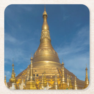 Gouden Stupa-tempel Kartonnen Onderzetters