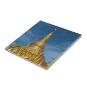 Gouden Stupa-tempel Tegeltje (Zijkant)