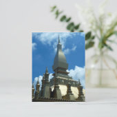 gouden stupa top lao briefkaart (Staand voorkant)