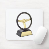 Gouden stuurwiel prijs muismat (Met muis)