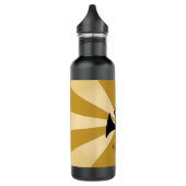 Gouden Sunburst Franse hoorn messing muziekinstrum Waterfles (Links)