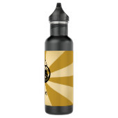 Gouden Sunburst Franse hoorn messing muziekinstrum Waterfles (Rechts)