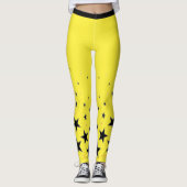 gouden superster leggings (Voorkant)
