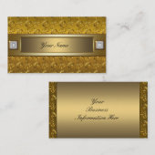 Gouden Swirl Visitekaartje (Voorkant / Achterkant)