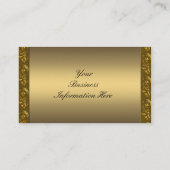 Gouden Swirl Visitekaartje (Achterkant)
