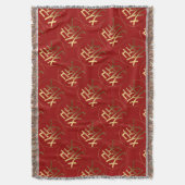 Gouden symbool van het Chinese nieuwjaar 2016 Deken (Voorkant Verticaal)