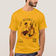 Gouden T-shirt basic stijl