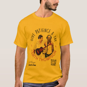 Gouden T-shirt basic stijl