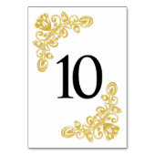  gouden tabel 10 kaart (Voorkant)