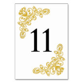 gouden tabel 11 kaart (Achterkant)