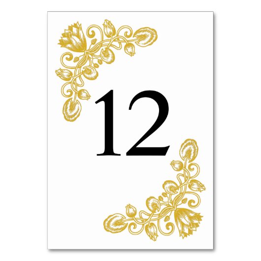 gouden tabel 12 kaart (Achterkant)