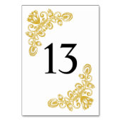  gouden tabel 13 kaart (Achterkant)