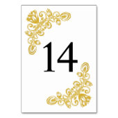 gouden tabel 14 kaart (Achterkant)