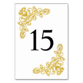  gouden tabel 15 kaart (Achterkant)