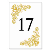 gouden tabel 17 kaart (Voorkant)