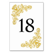 gouden tabel 18 kaart (Achterkant)