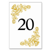  gouden tabel 20 kaart (Voorkant)