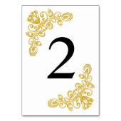 gouden tabel 2 kaart (Achterkant)