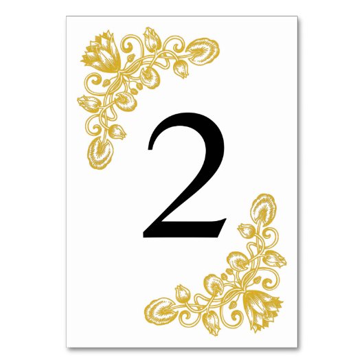 gouden tabel 2 kaart (Voorkant)