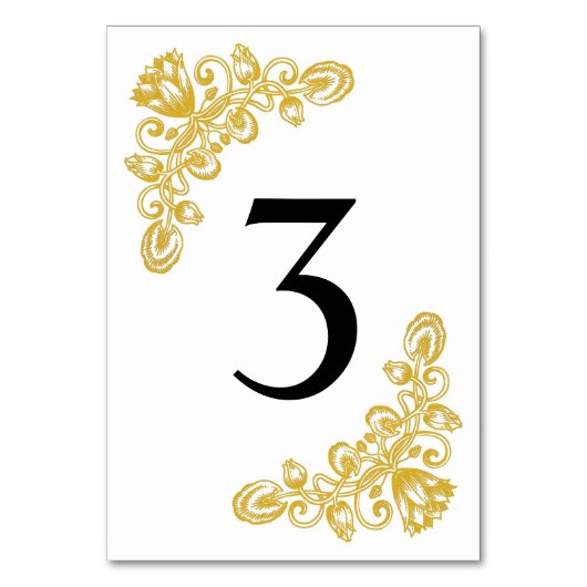  gouden tabel 3 kaart (Voorkant)