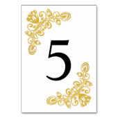 gouden tabel 5 kaart (Voorkant)