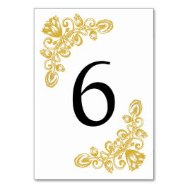  gouden tabel 6 kaart