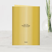  Gouden Tachtigste Verjaardag  Kaart (Achterkant)