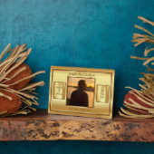 Gouden Tafel Foto Herdenking Fotoplaat (Zijkant)