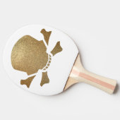 gouden tafeltennisbatje (Zijkant)