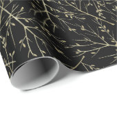 Gouden takken cadeaupapier (Rol Hoek)