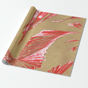 Gouden Tan naar Roze Vleugel Ontwerp Cadeaupapier