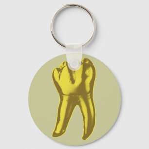Gouden Tand Sleutelhanger