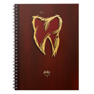 Gouden Tand Tandarts Tandarts Assistent Elegant Gi Notitieboek