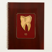 Gouden Tand Tandarts Tandarts Assistent Elegant Gi Planner (Voorkant)