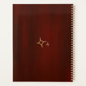 Gouden Tand Tandarts Tandarts Assistent Elegant Gi Planner (Achterkant)