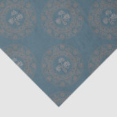 Gouden Tapestry Rococo Classic Polka Dot Mandala Tissuepapier (Detail)