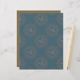 Gouden Tapestry Rococo Polka Dot Mandala Scrapbook