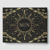  Gouden Tarot Kaart bruiloft gastenboek (Achterkant)