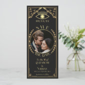  Gouden Tarot Kaart Foto Sla de Datum op (Staand voorkant)