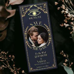  Gouden Tarot Kaart Foto Sla de Datum op